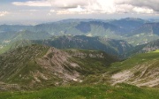 35 Panorama verso la bassa valle Brembana...